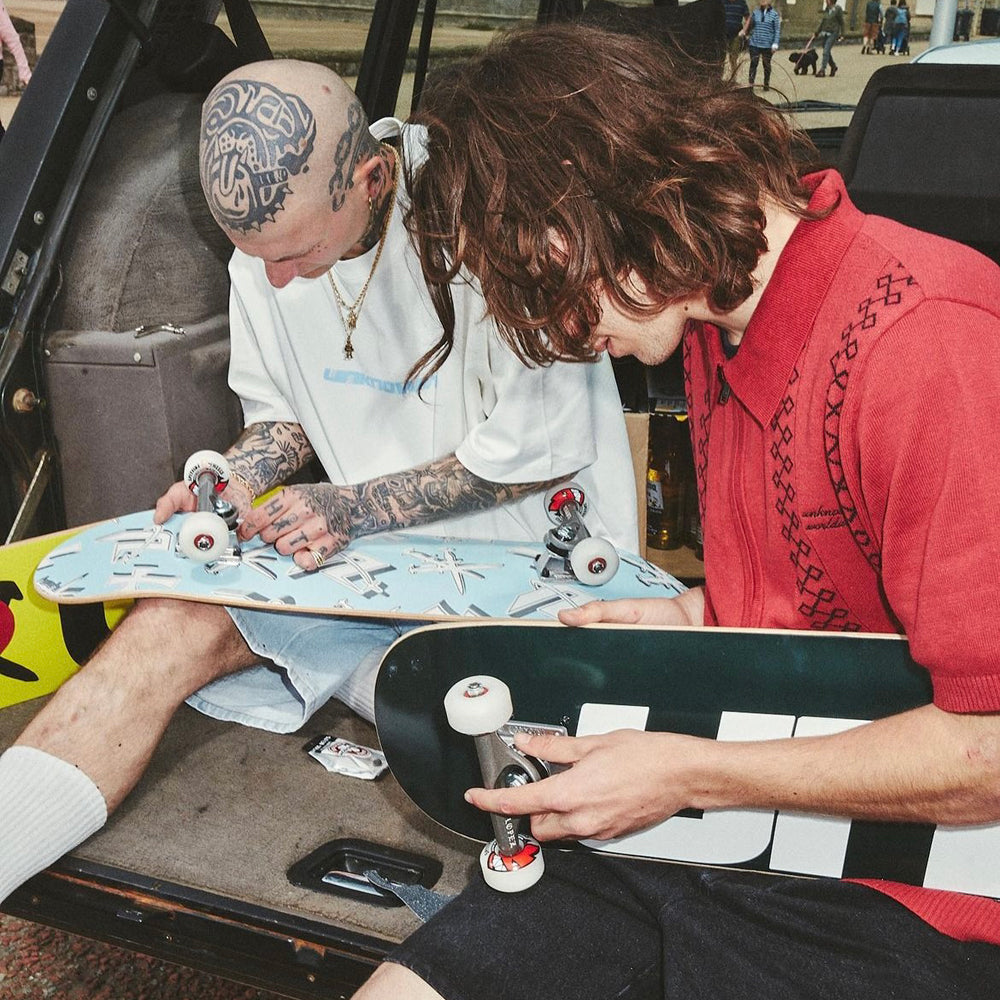 Distressed U&N Denim Shorts