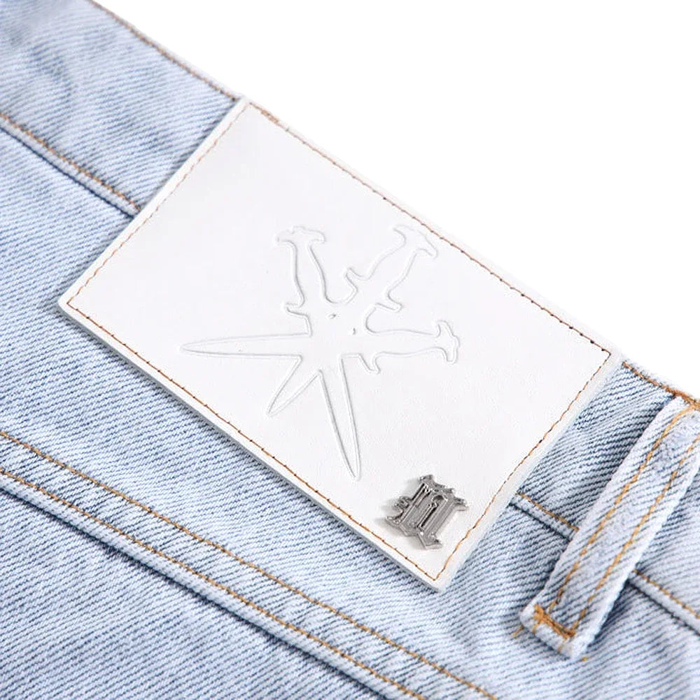 Distressed U&N Denim Shorts - UNKNOWN LONDON - VENTURER