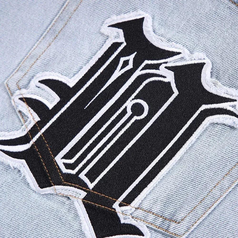 Distressed U&N Denim Shorts - UNKNOWN LONDON - VENTURER
