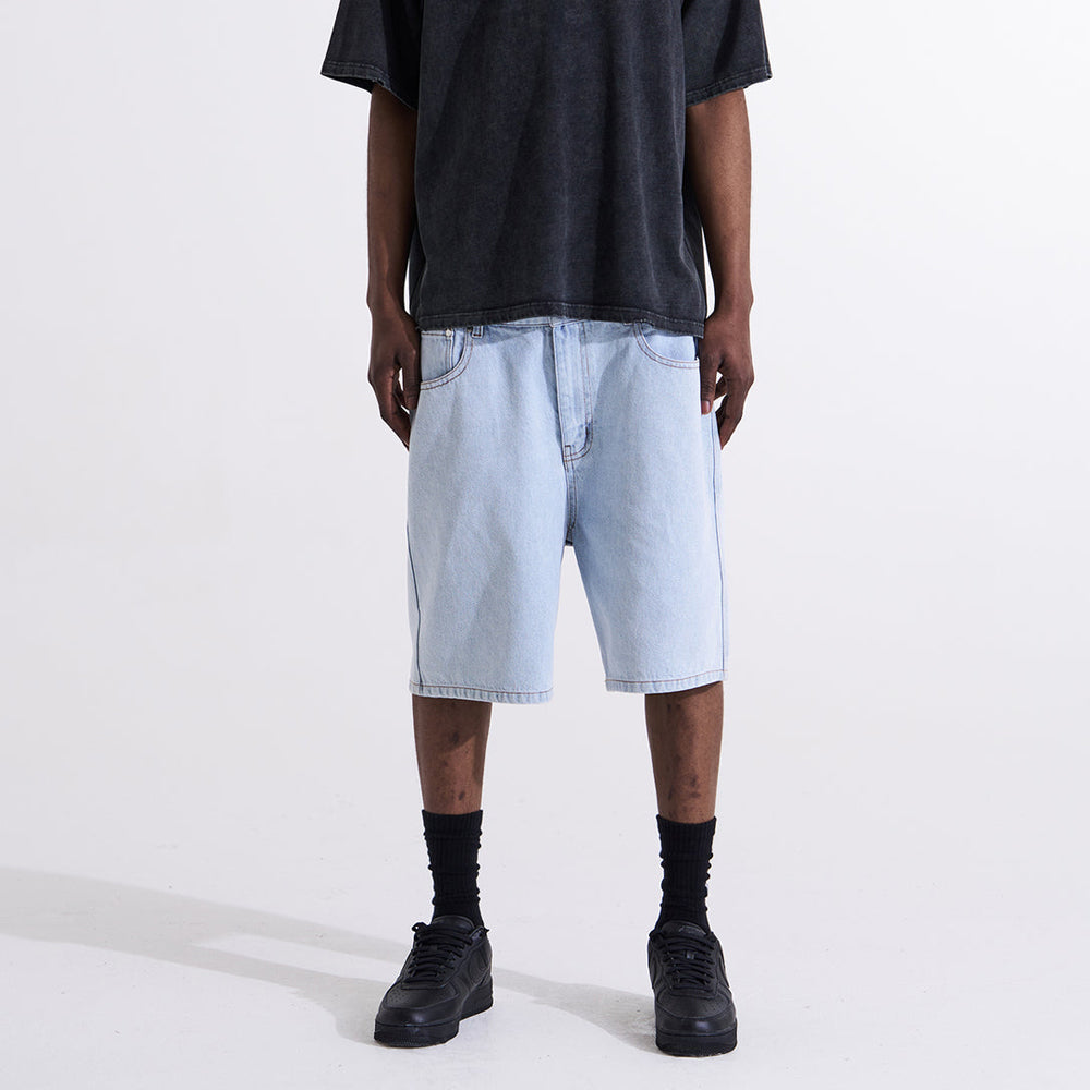 Distressed U&N Denim Shorts