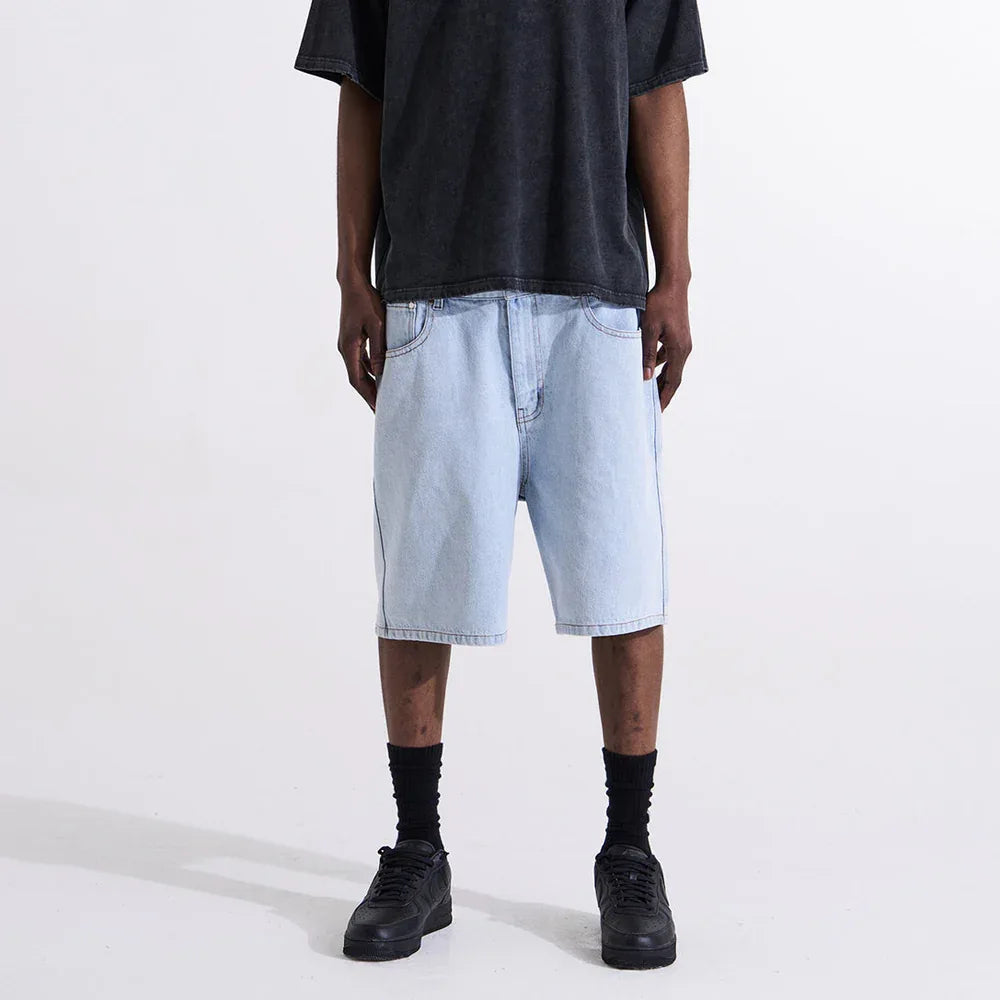 Distressed U&N Denim Shorts - UNKNOWN LONDON - VENTURER