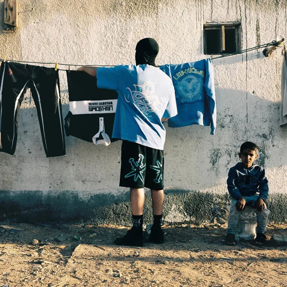 XL Dagger Rhinestone Shorts - UNKNOWN LONDON - VENTURER