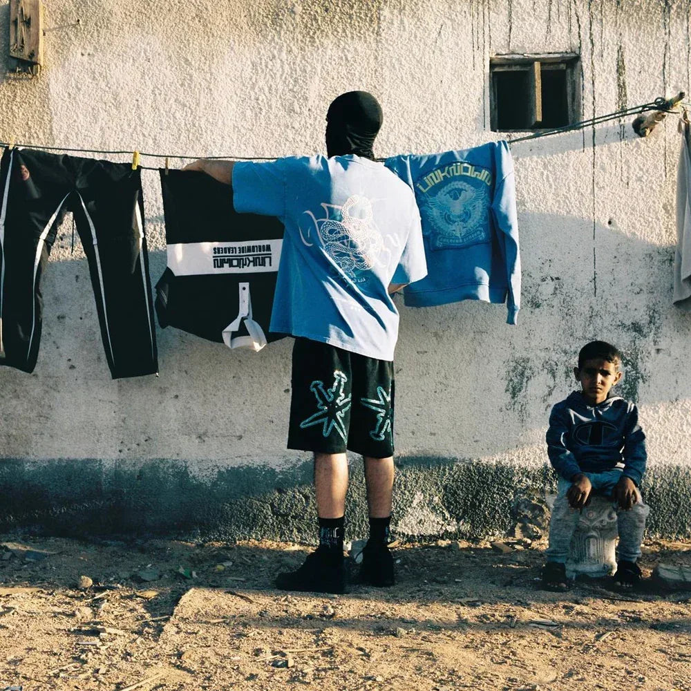 XL Dagger Rhinestone Shorts - UNKNOWN LONDON - VENTURER