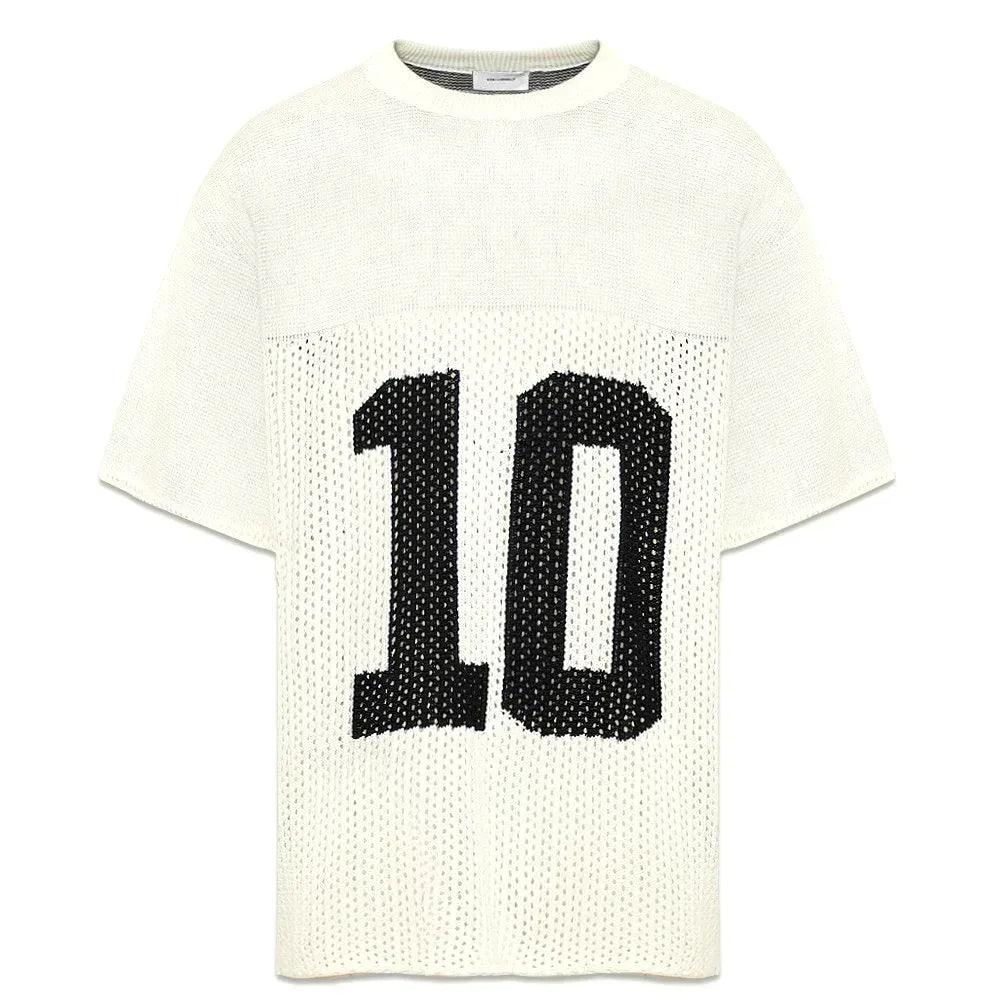 ASKYURSELF (アスクユアセルフ)商品ページ - Knit Mesh Jersey - White