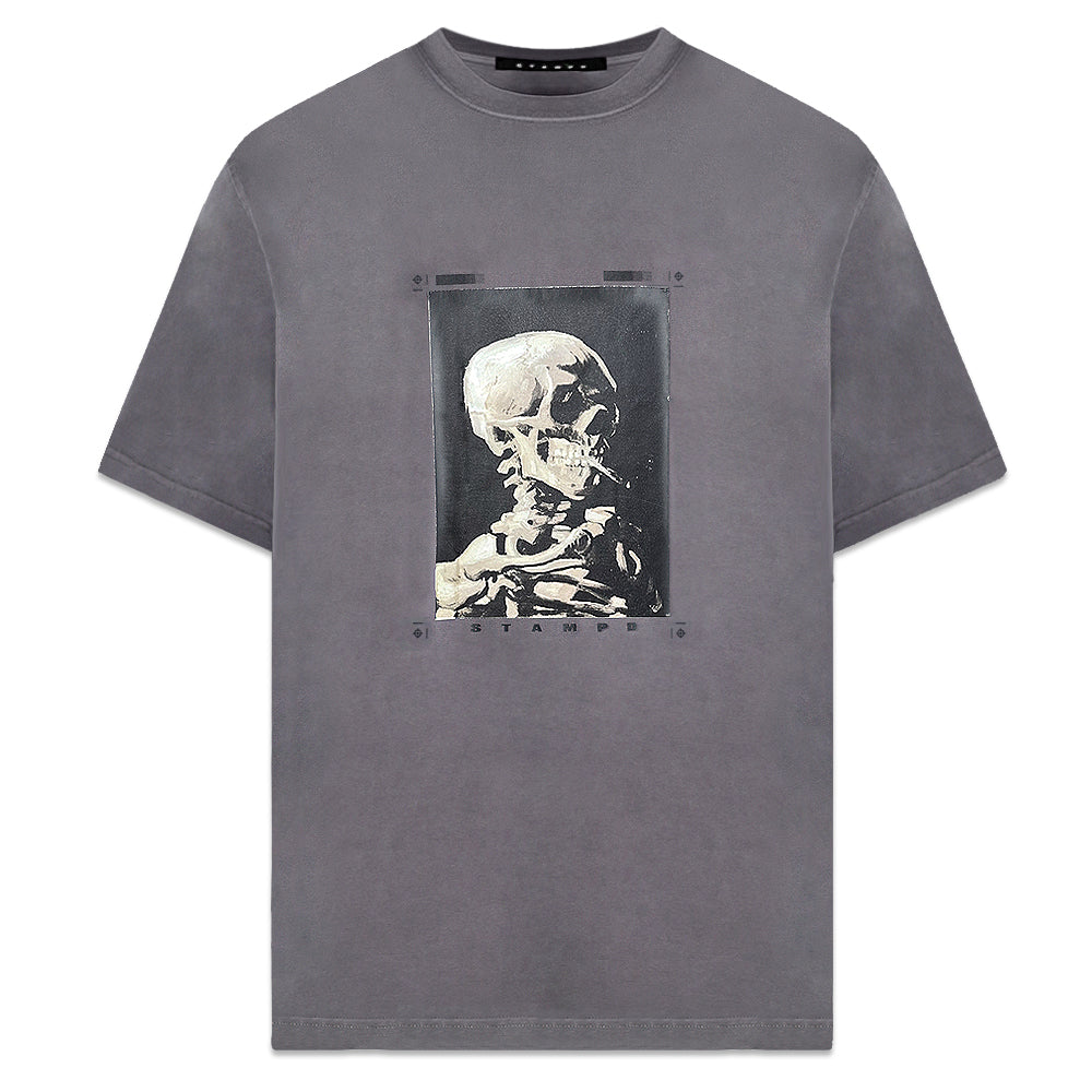 Skeleton Garment Dye Relaxed Tee V2 - STAMPD - VENTURER