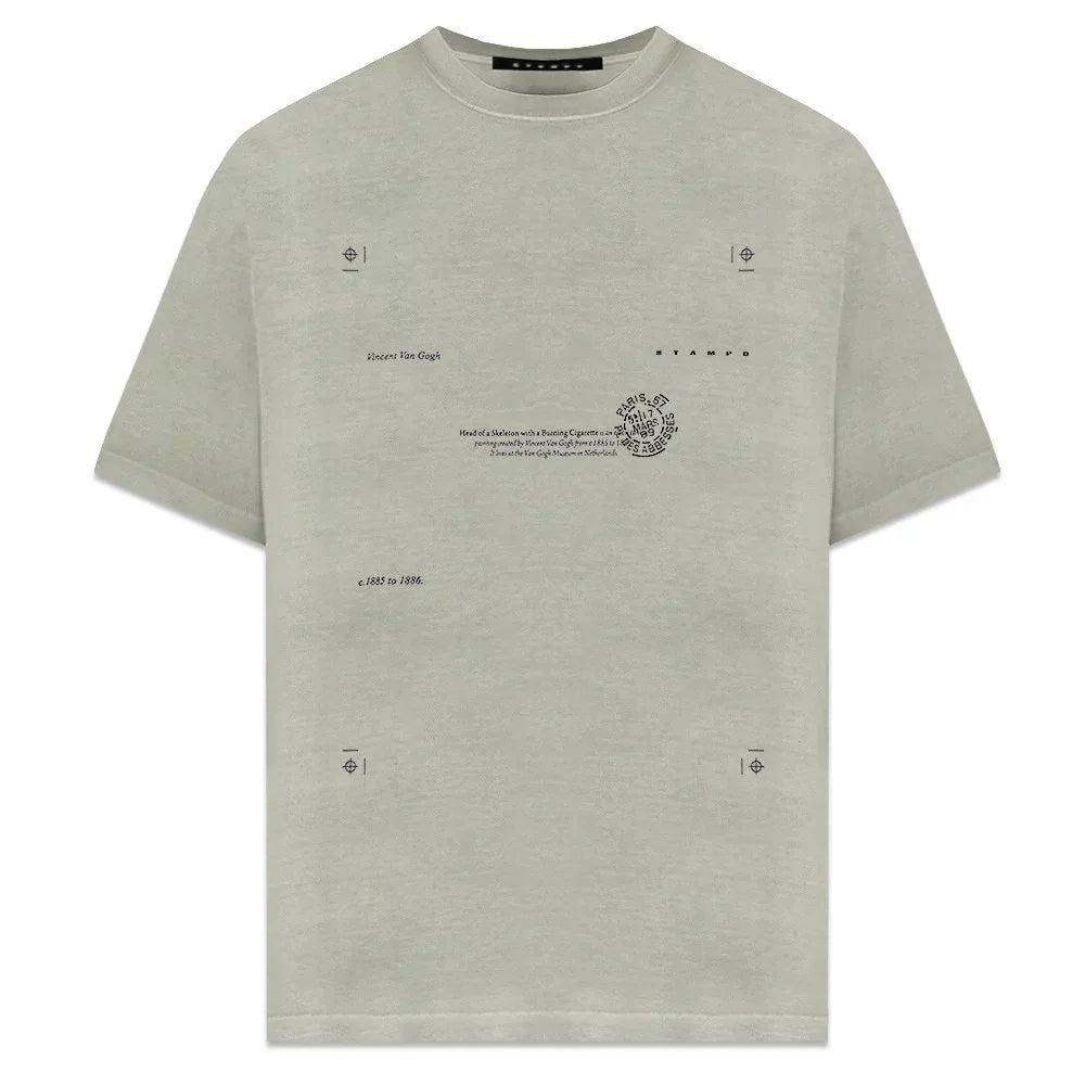 Skeleton Garment Dye Relaxed Tee V1 - STAMPD - VENTURER