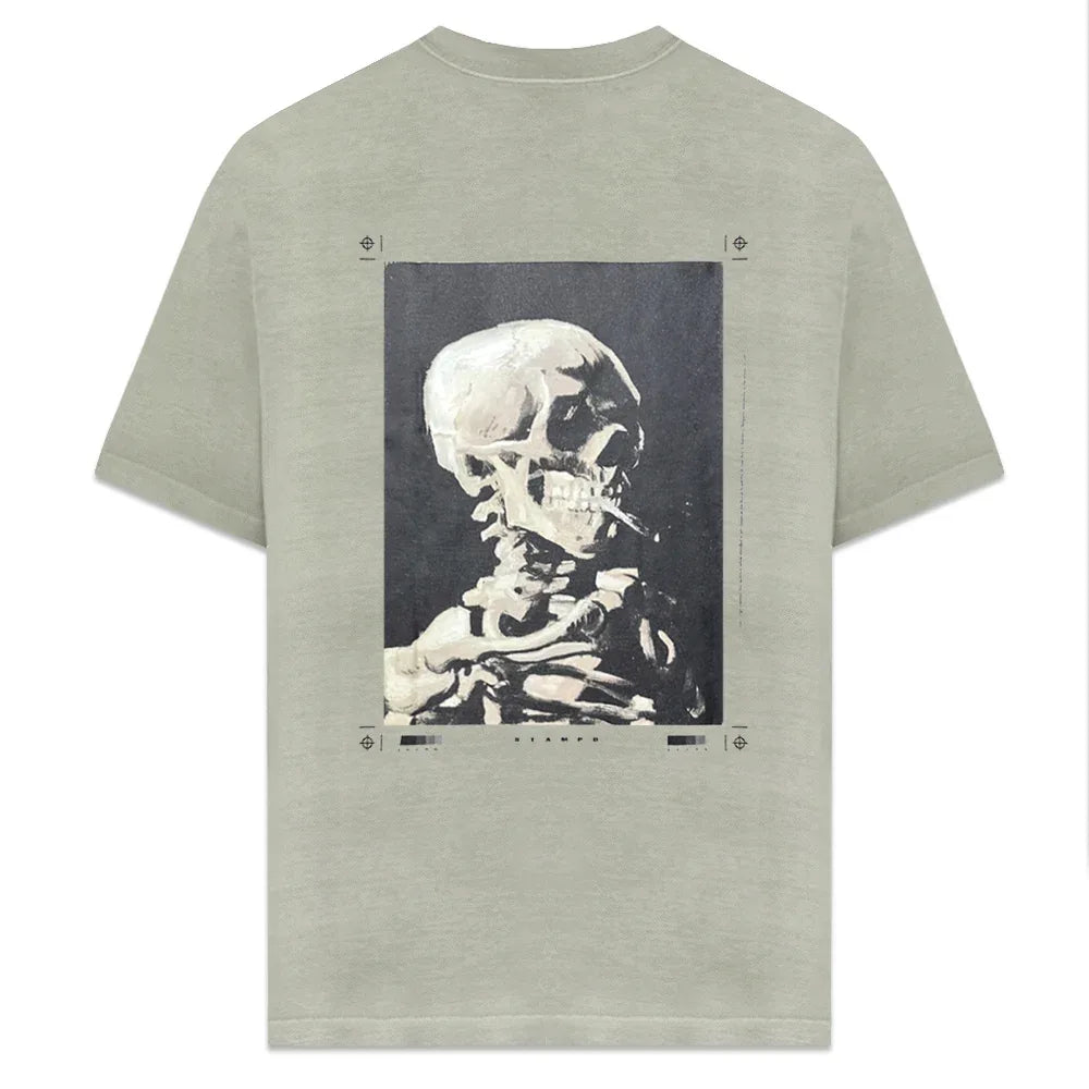 Skeleton Garment Dye Relaxed Tee V1 - STAMPD - VENTURER