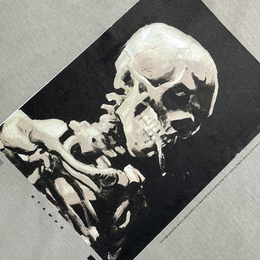 Skeleton Garment Dye Relaxed Tee V1 - STAMPD - VENTURER