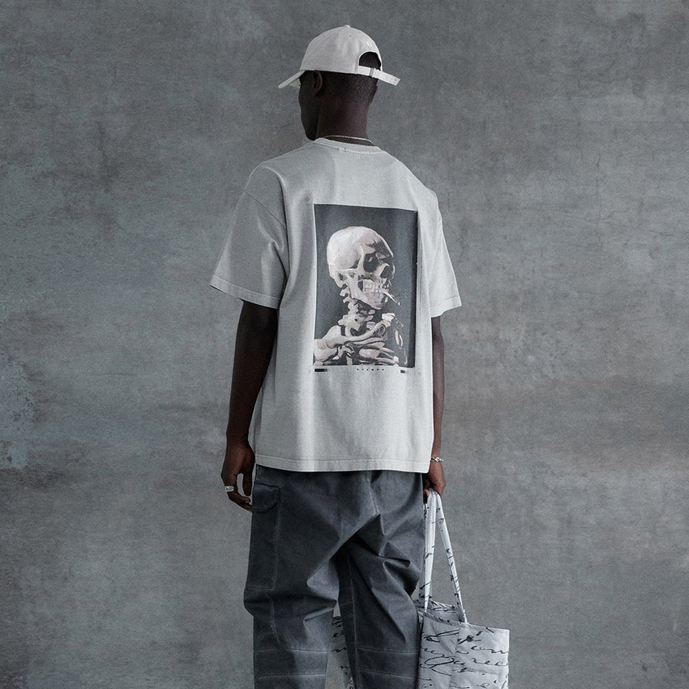 Skeleton Garment Dye Relaxed Tee V1
