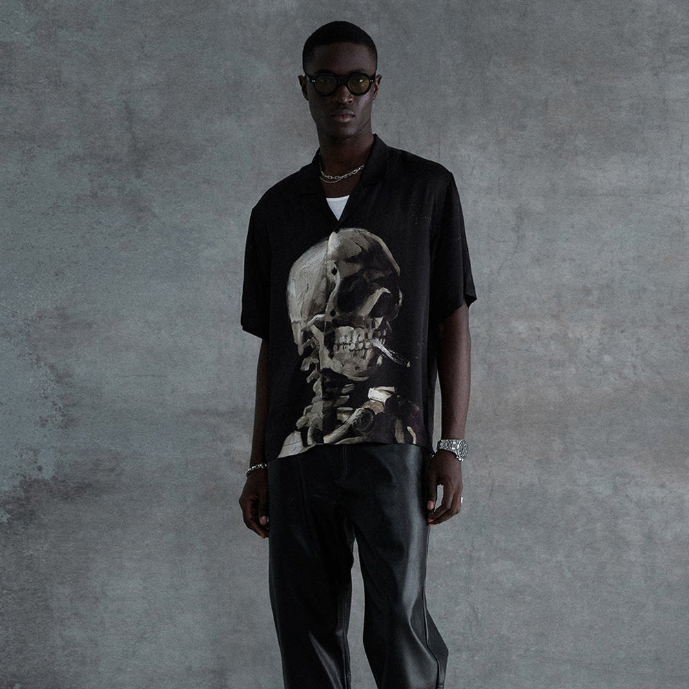 Skeleton Camp Collar Buttondown