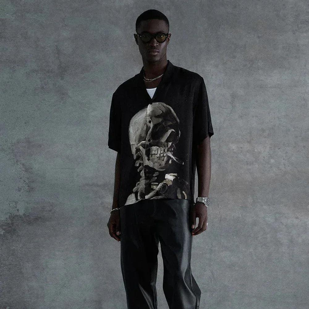 Skeleton Camp Collar Buttondown - STAMPD - VENTURER