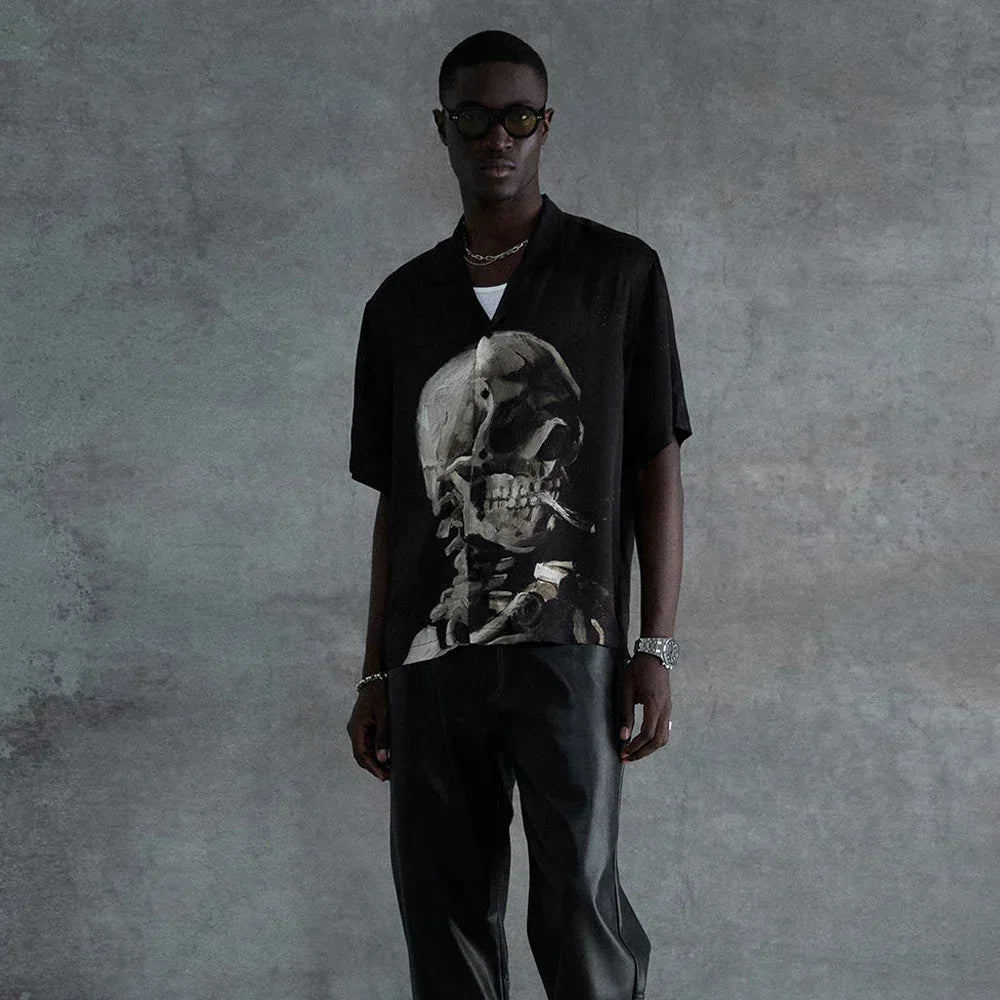 Skeleton Camp Collar Buttondown - STAMPD - VENTURER