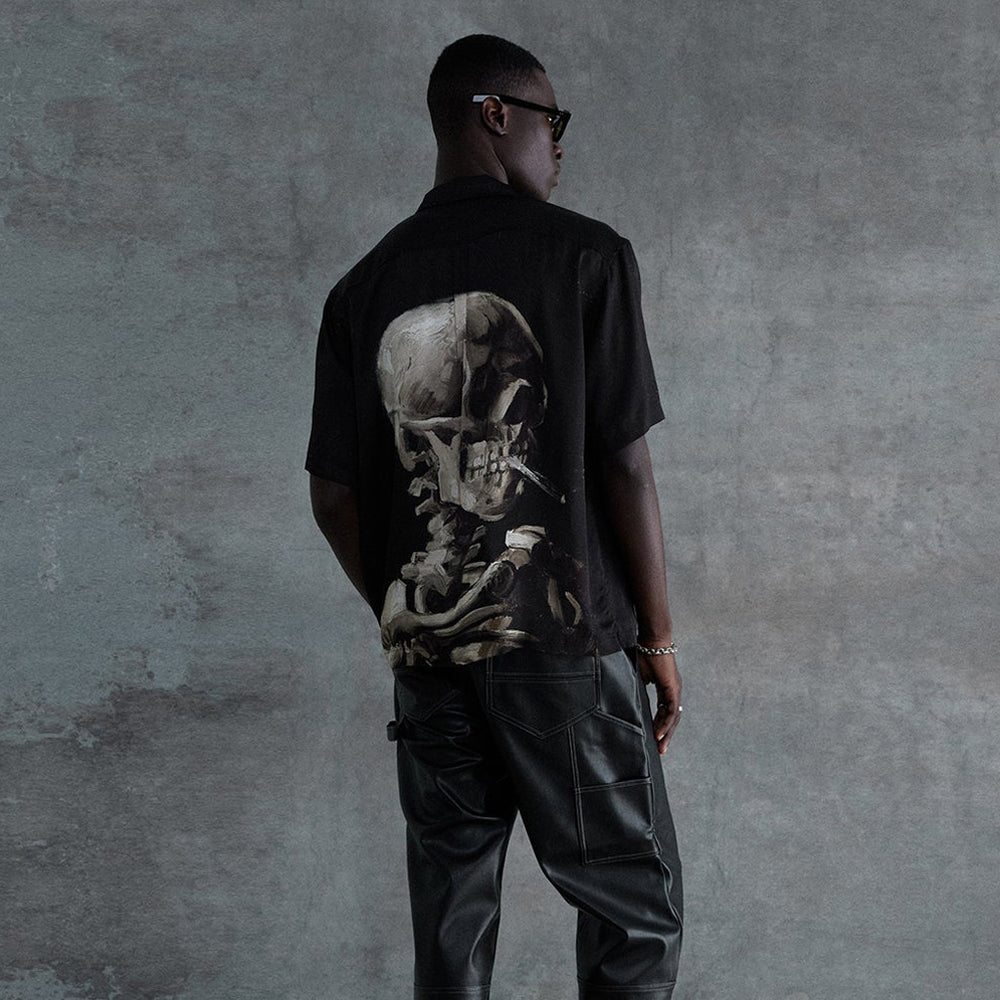 Skeleton Camp Collar Buttondown