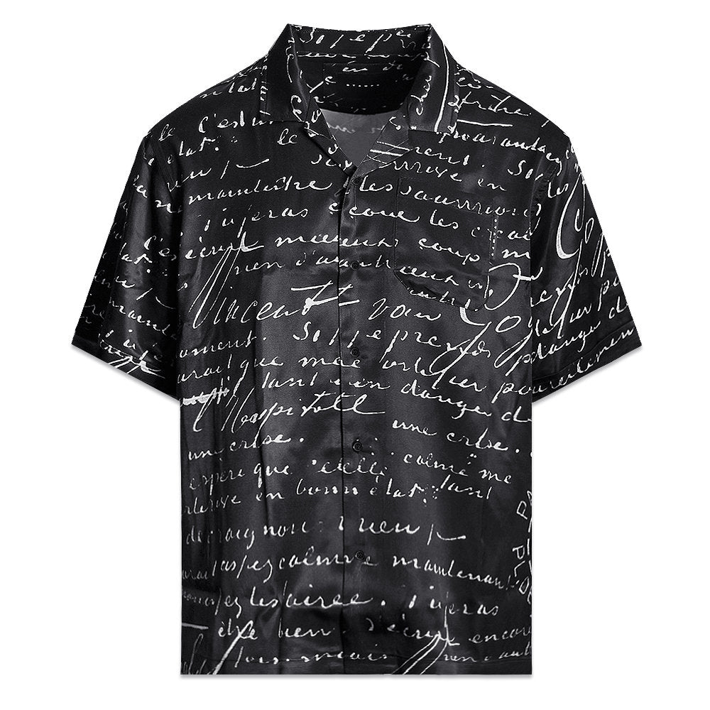 Letter Camp Collar Buttondown