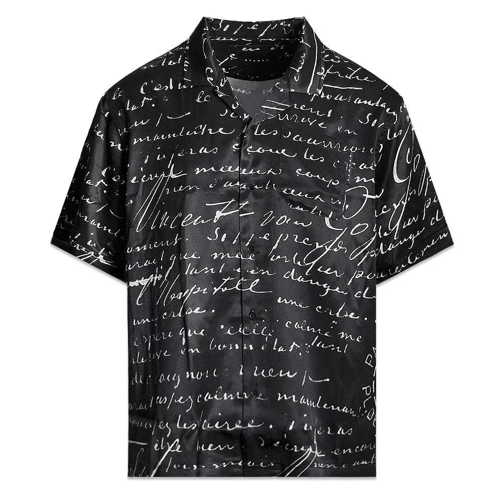 Letter Camp Collar Buttondown - STAMPD - VENTURER