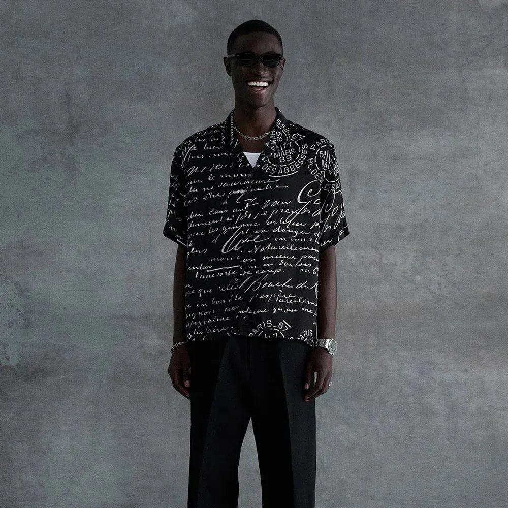 Letter Camp Collar Buttondown - STAMPD - VENTURER