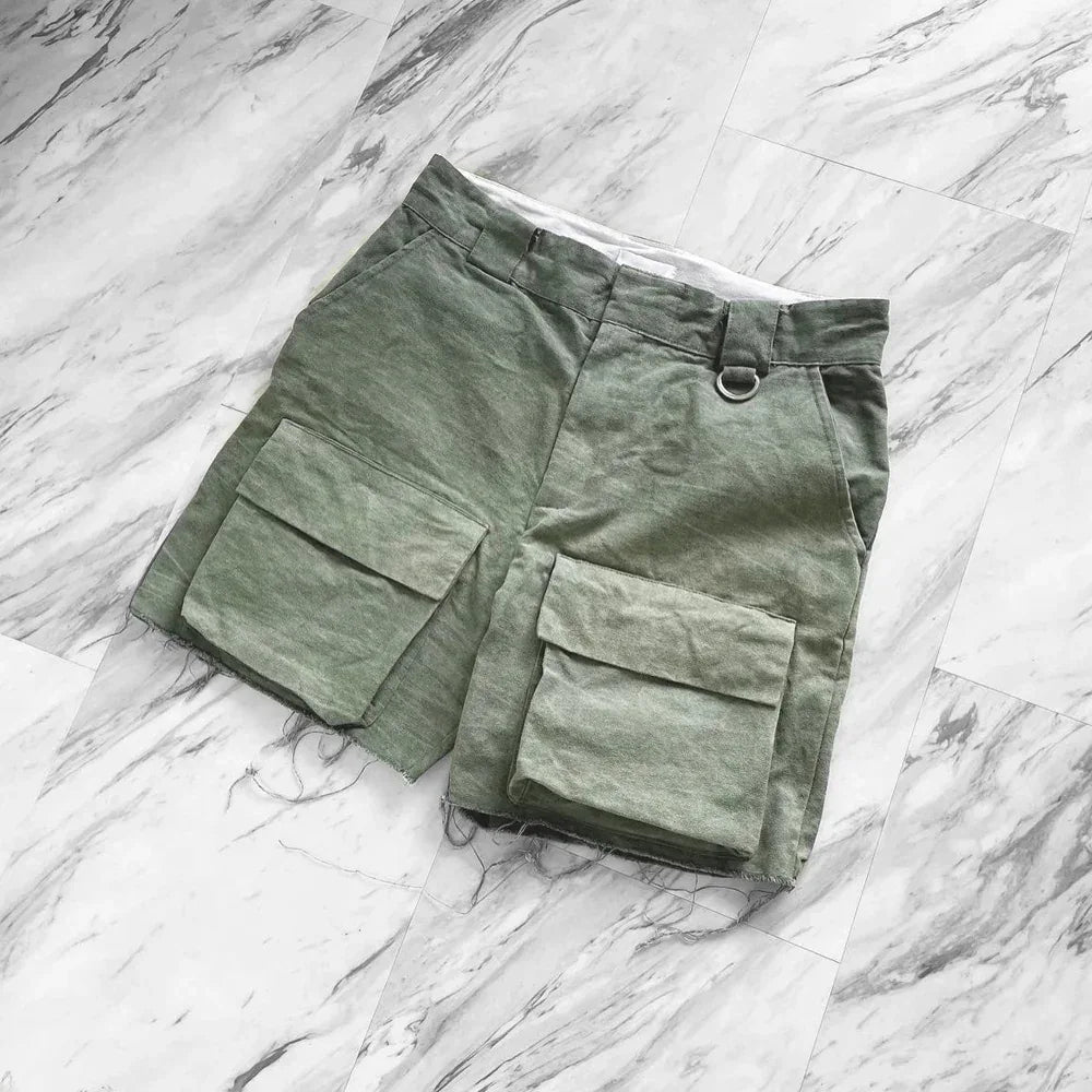 Canvas Cargo Shorts - ASKYURSELF - VENTURER