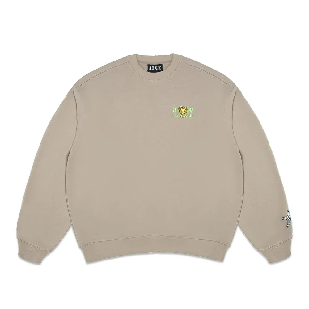 Lion Logo Crew Sweat - A FEW GOOD KIDS - VENTURER