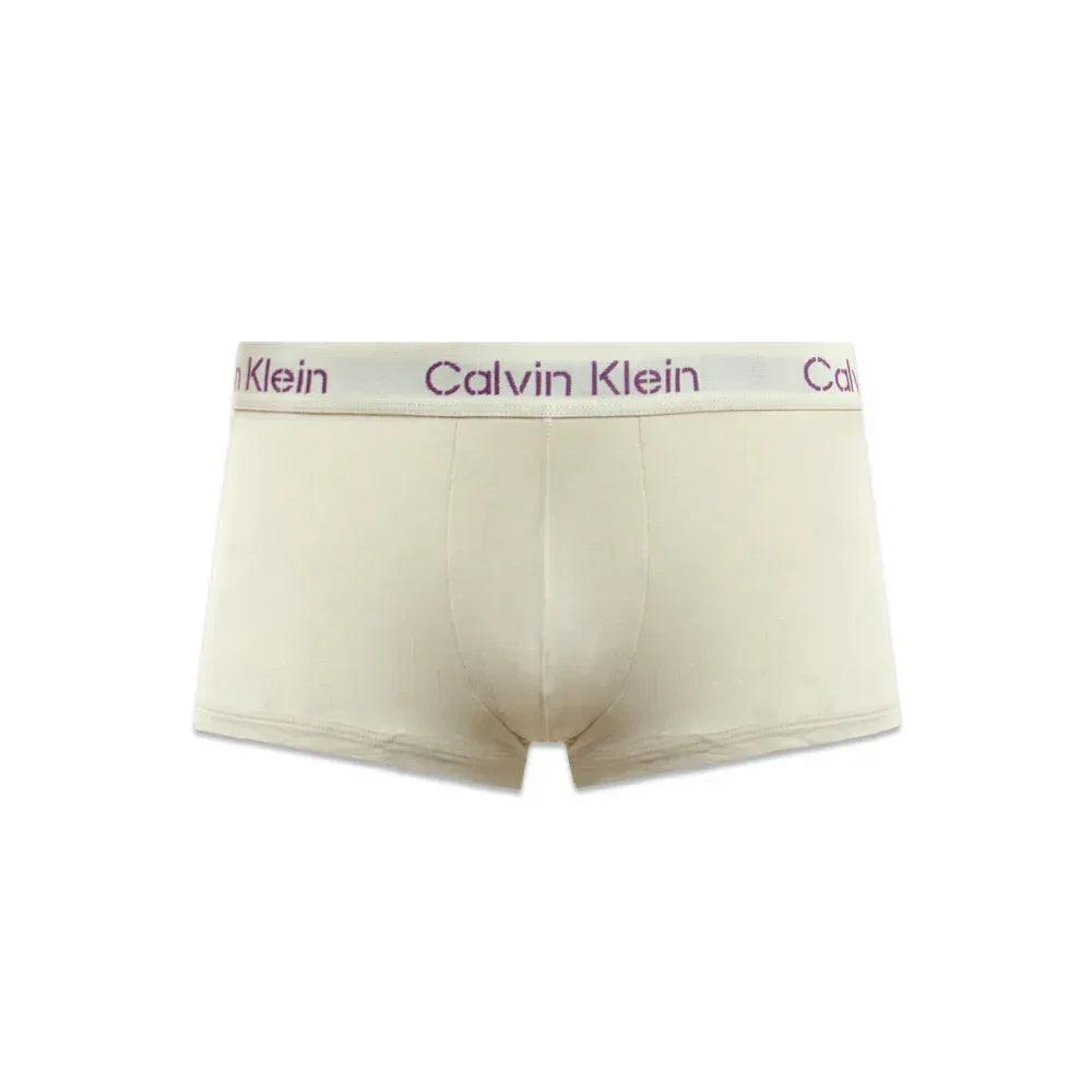 Khaki Cotton Low Rise Trunk 3PK - CALVIN KLEIN - VENTURER