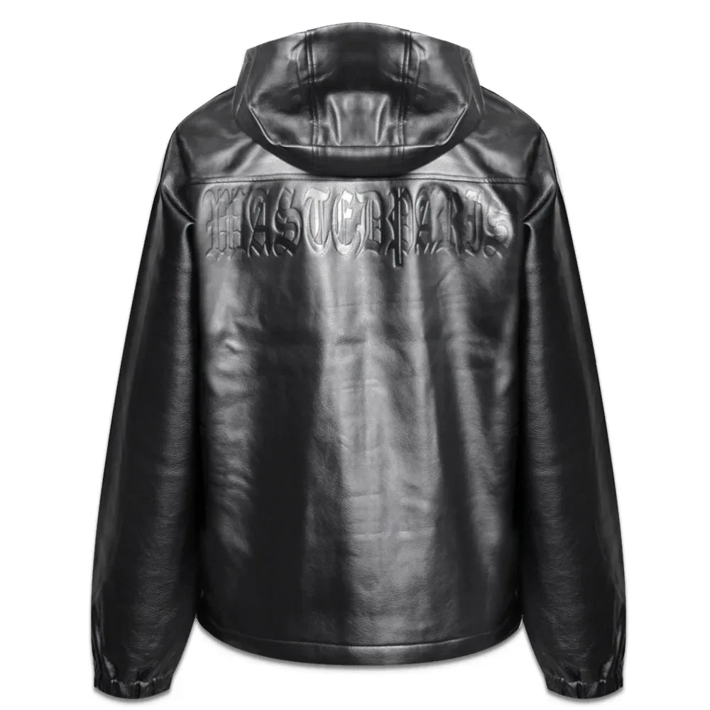 Nation Faux Leather Windbreaker - WASTED PARIS - VENTURER