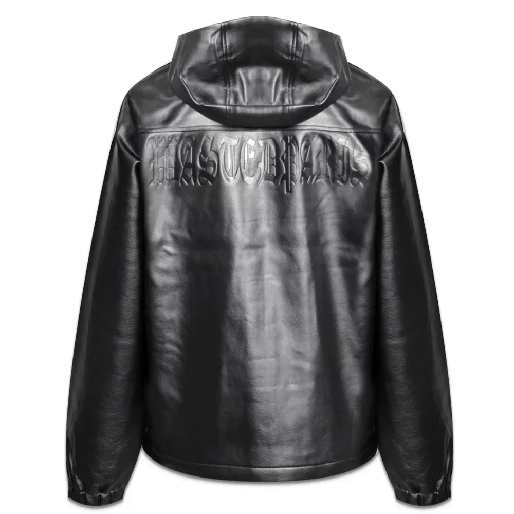 Nation Faux Leather Windbreaker - WASTED PARIS - VENTURER
