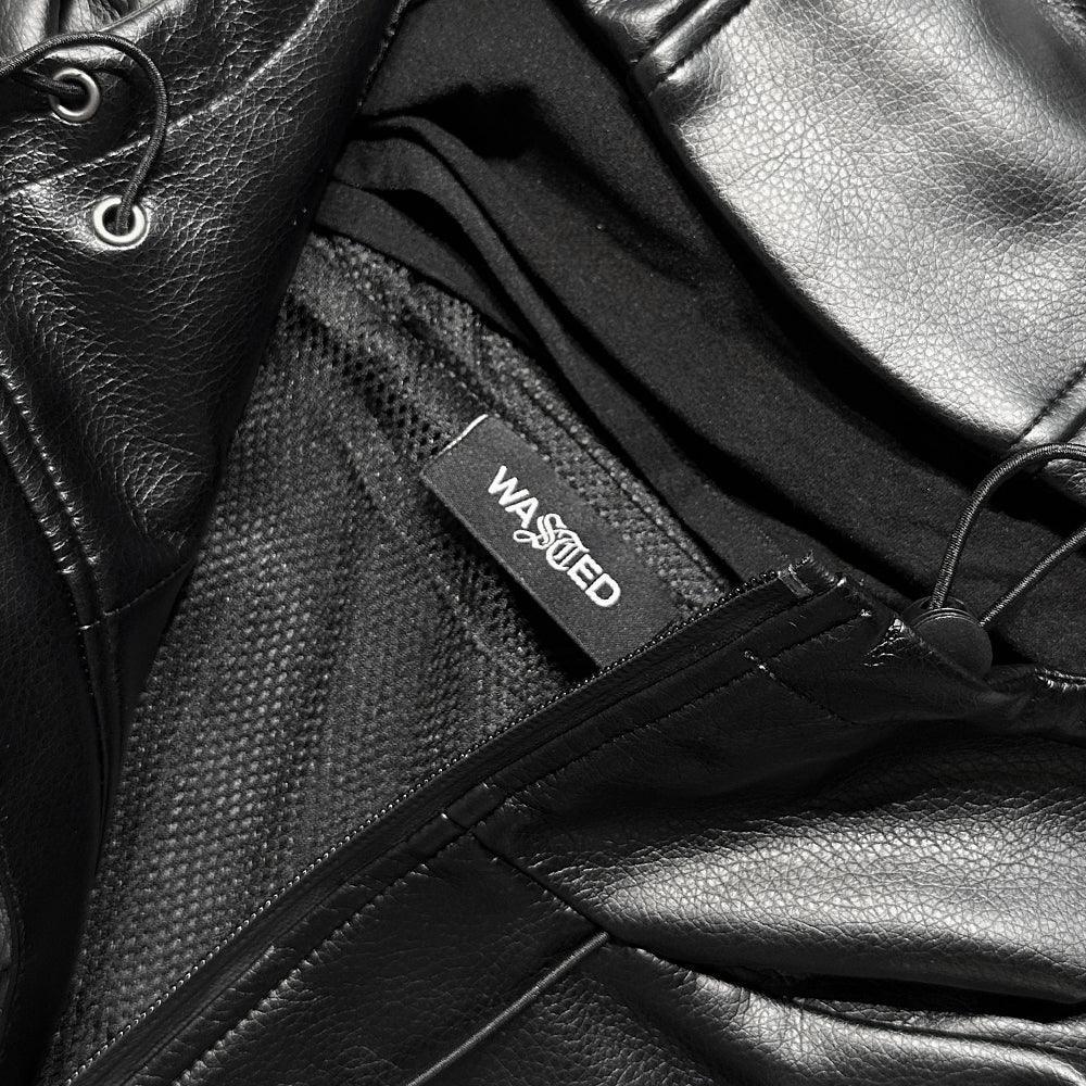 Nation Faux Leather Windbreaker - WASTED PARIS - VENTURER