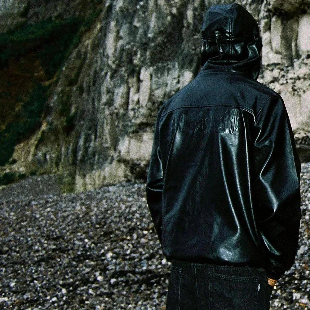 Nation Faux Leather Windbreaker - WASTED PARIS - VENTURER