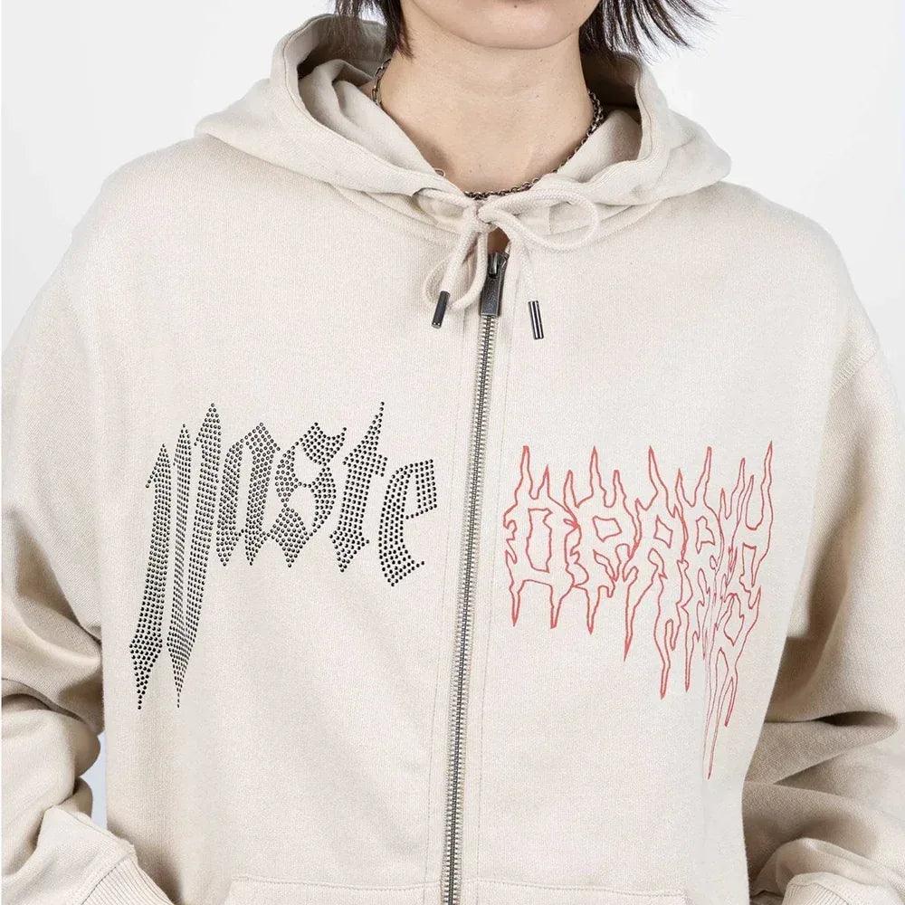 Crown Pitcher Zip Hoodie - WASTED PARIS - VENTURER