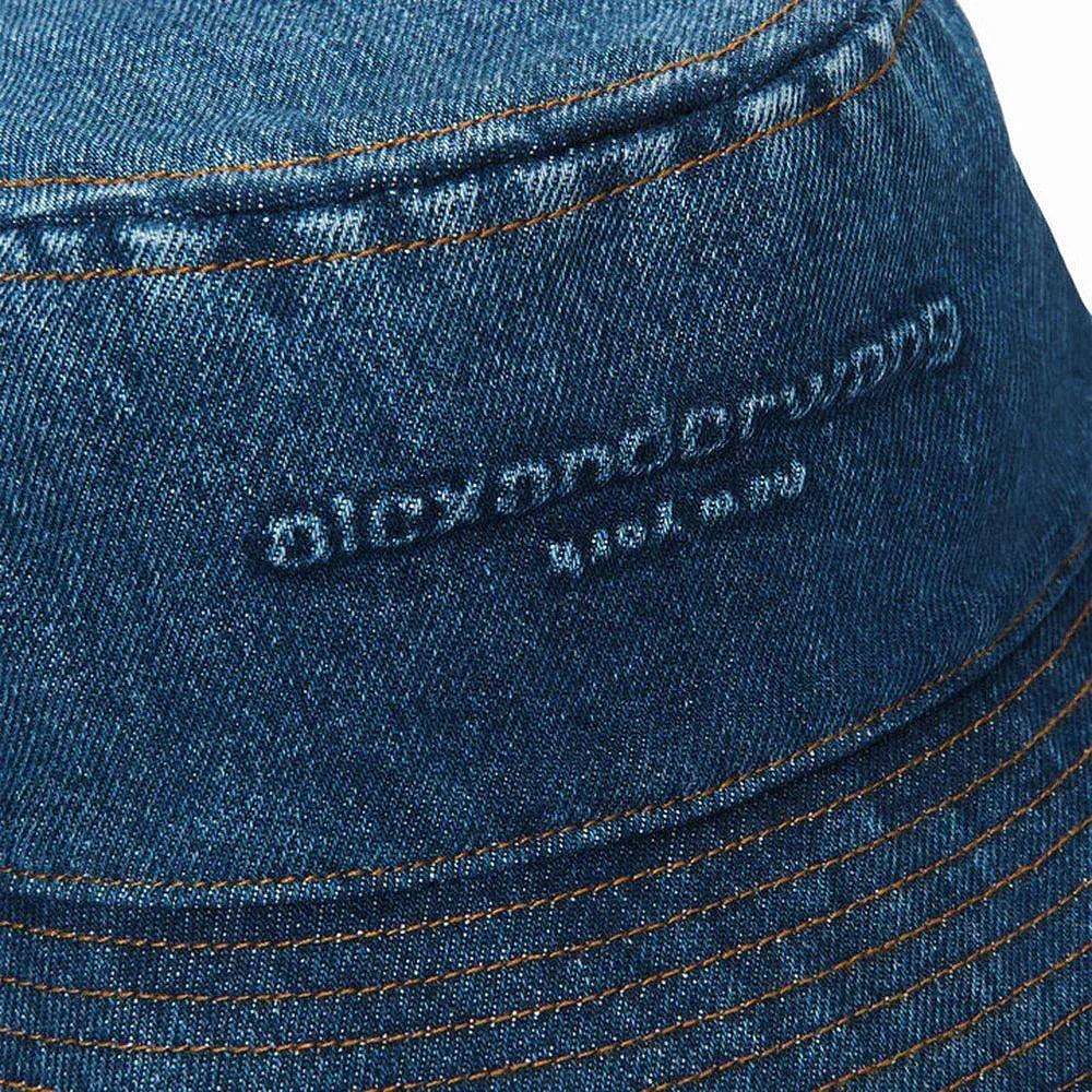 Embossed Denim Bucket Hat - ALEXANDER WANG - VENTURER