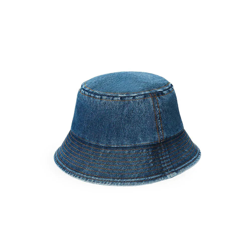 Embossed Denim Bucket Hat - ALEXANDER WANG - VENTURER