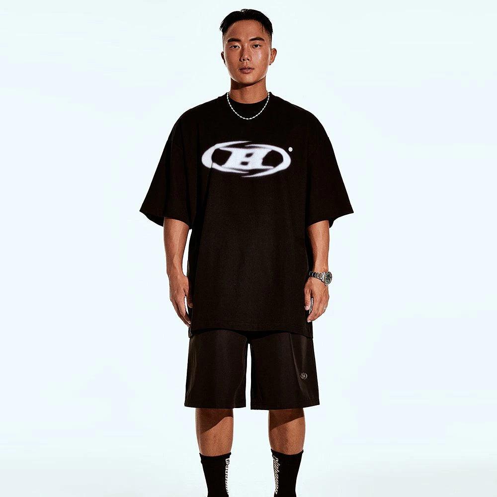 Blur B Logo Oversized T-Shirt
