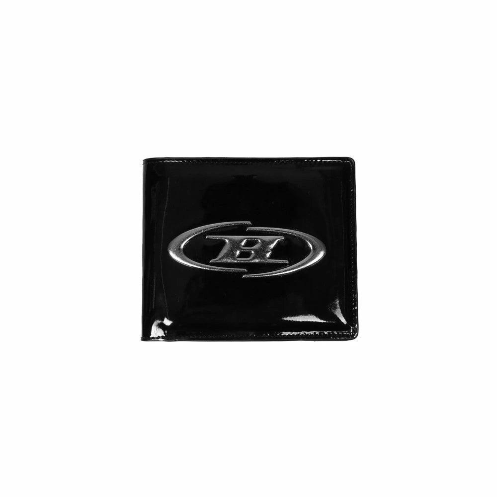 Big Chrome B Logo Enamel Wallet