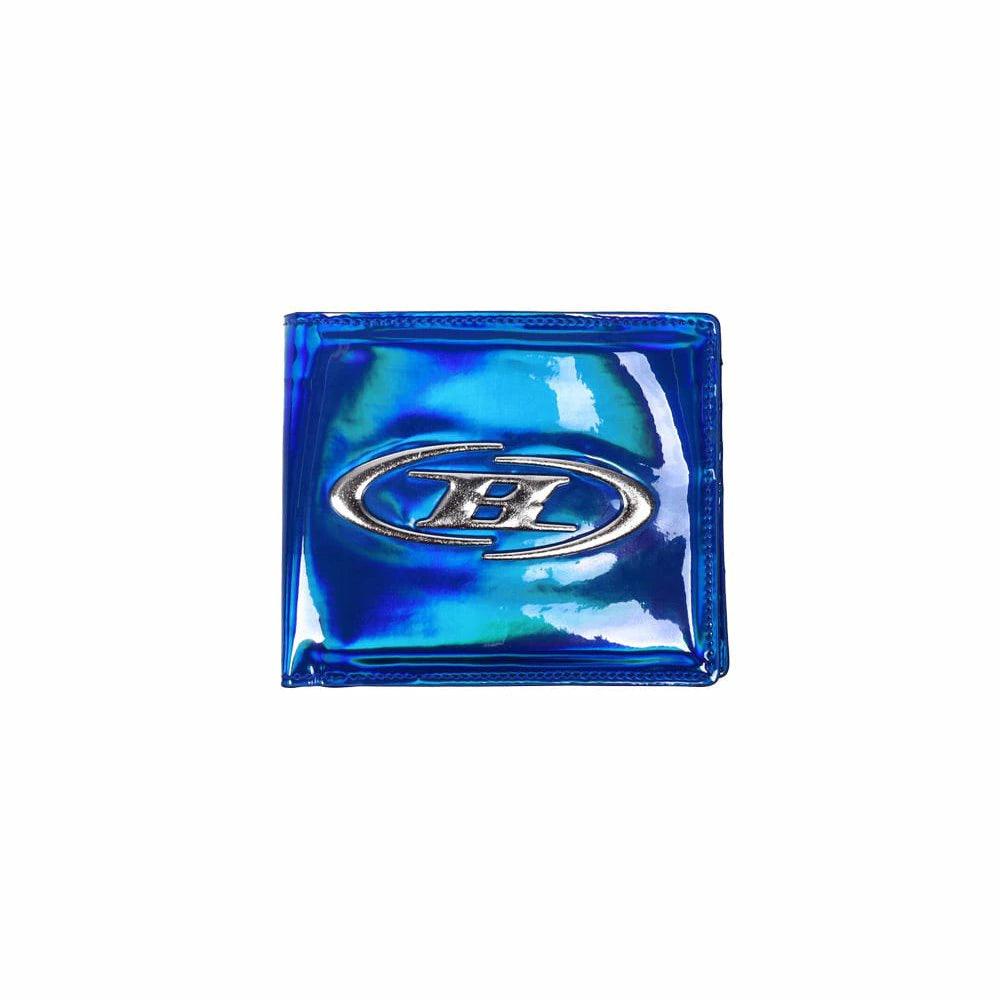 Big Chrome B Logo Enamel Wallet