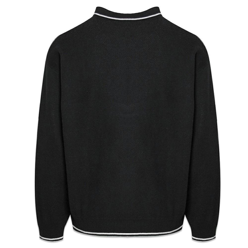Bricks Zip Up Polo Sweater