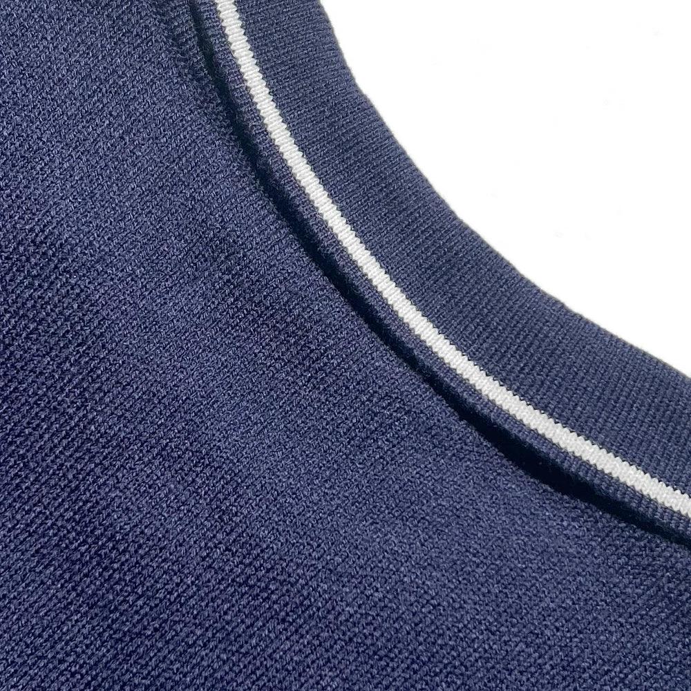 Links Zip Up Polo Sweater