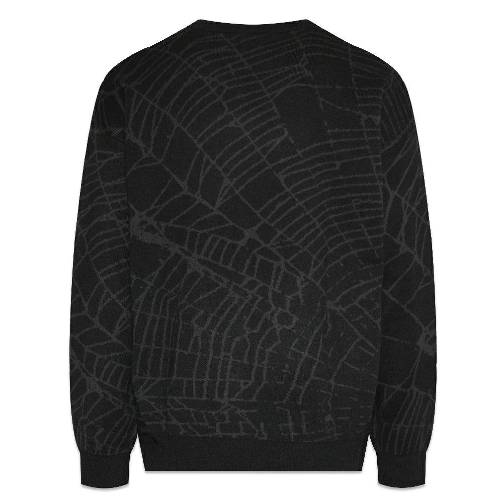 Web Jacquard Knit Sweater