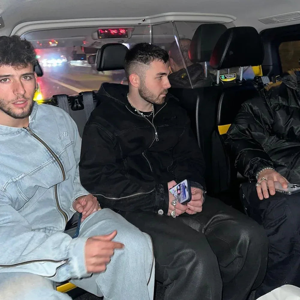 Bleached Zip Panel Baggy Denim - UNKNOWN LONDON - VENTURER