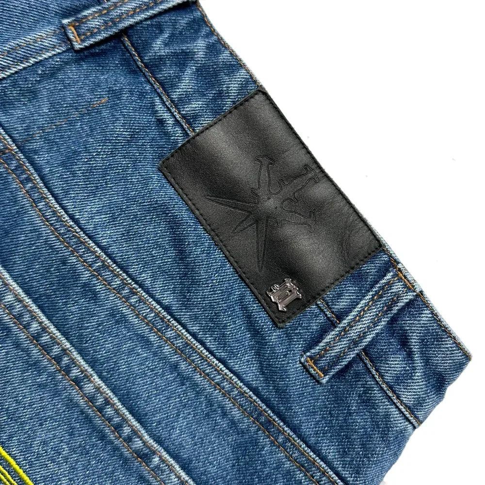 UN Logo Baggy Denim - UNKNOWN LONDON - VENTURER