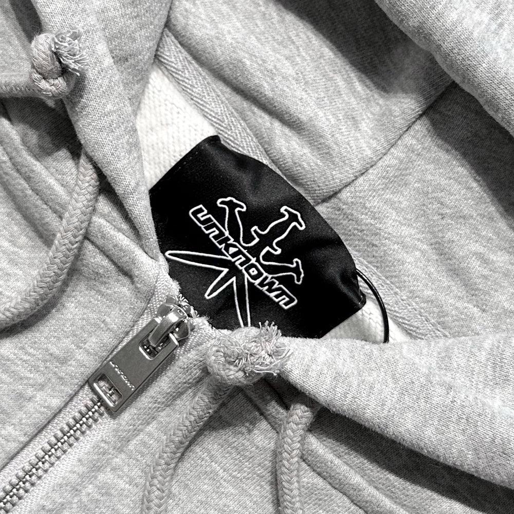 Dagger Rhinestone Zip Hoodie - UNKNOWN LONDON - VENTURER