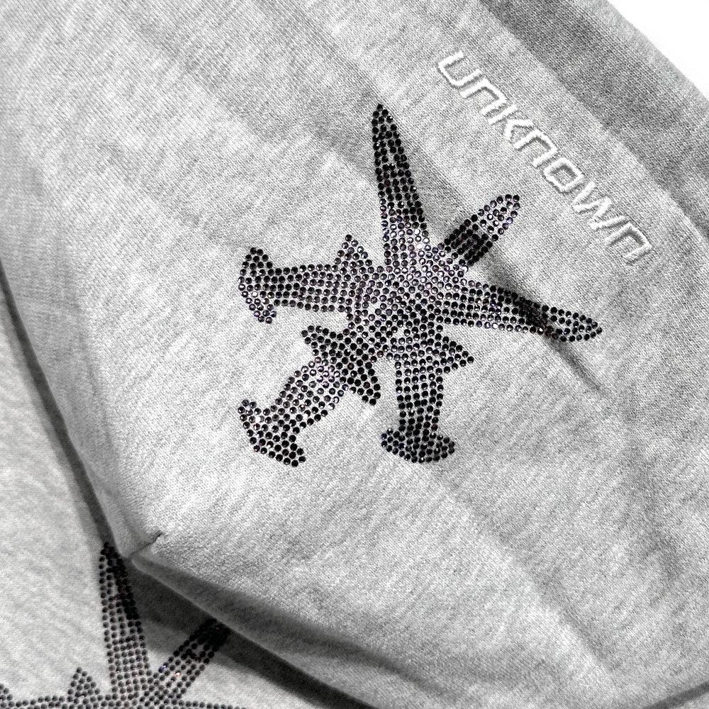 Dagger Rhinestone Zip Hoodie - UNKNOWN LONDON - VENTURER