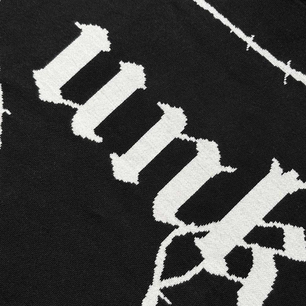 Barbed Wire Jacquard Knit - UNKNOWN LONDON - VENTURER