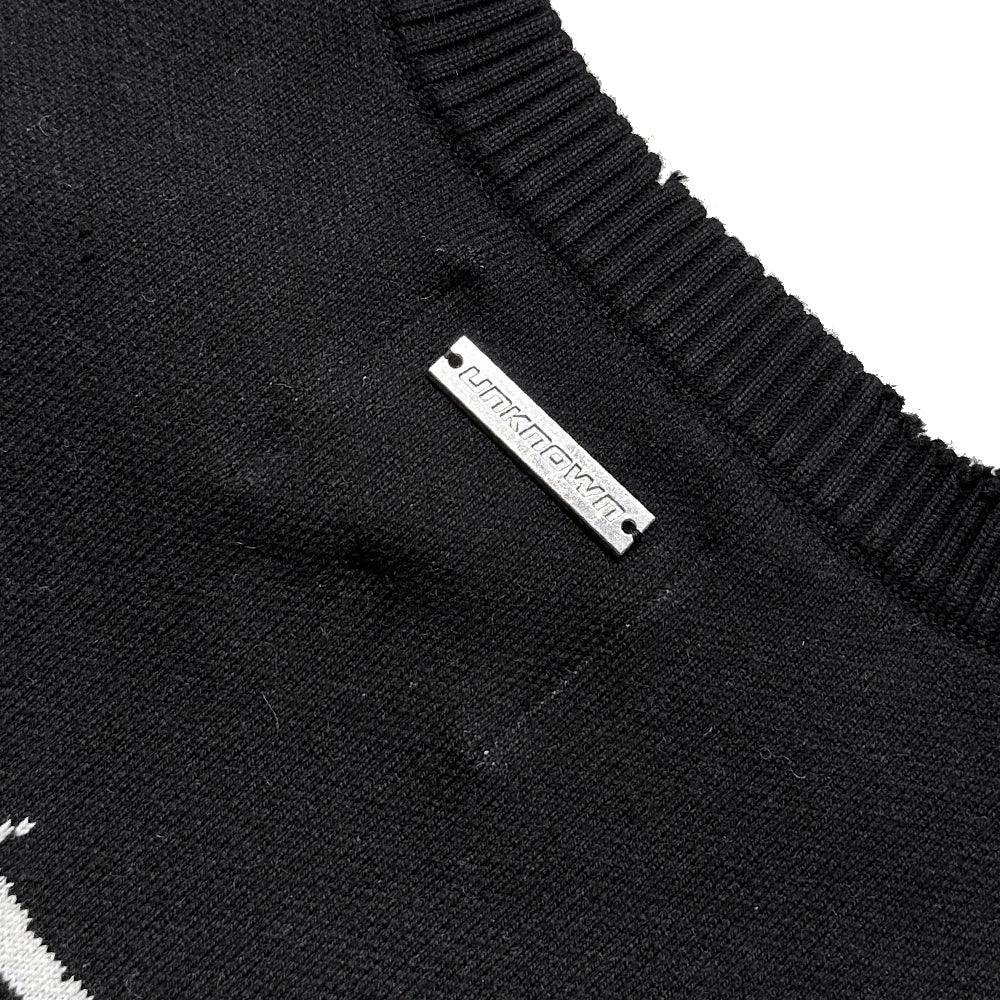 Barbed Wire Jacquard Knit - UNKNOWN LONDON - VENTURER