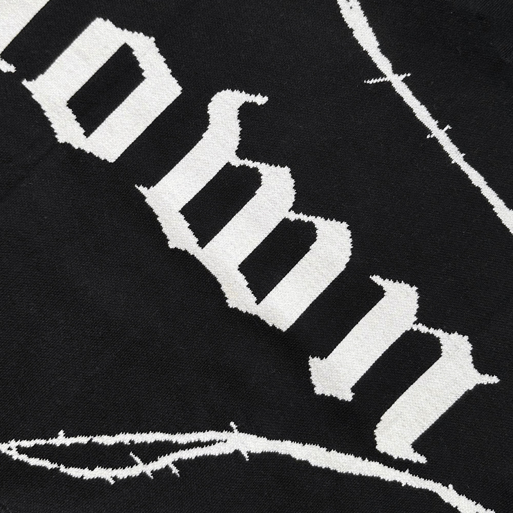 Barbed Wire Jacquard Knit