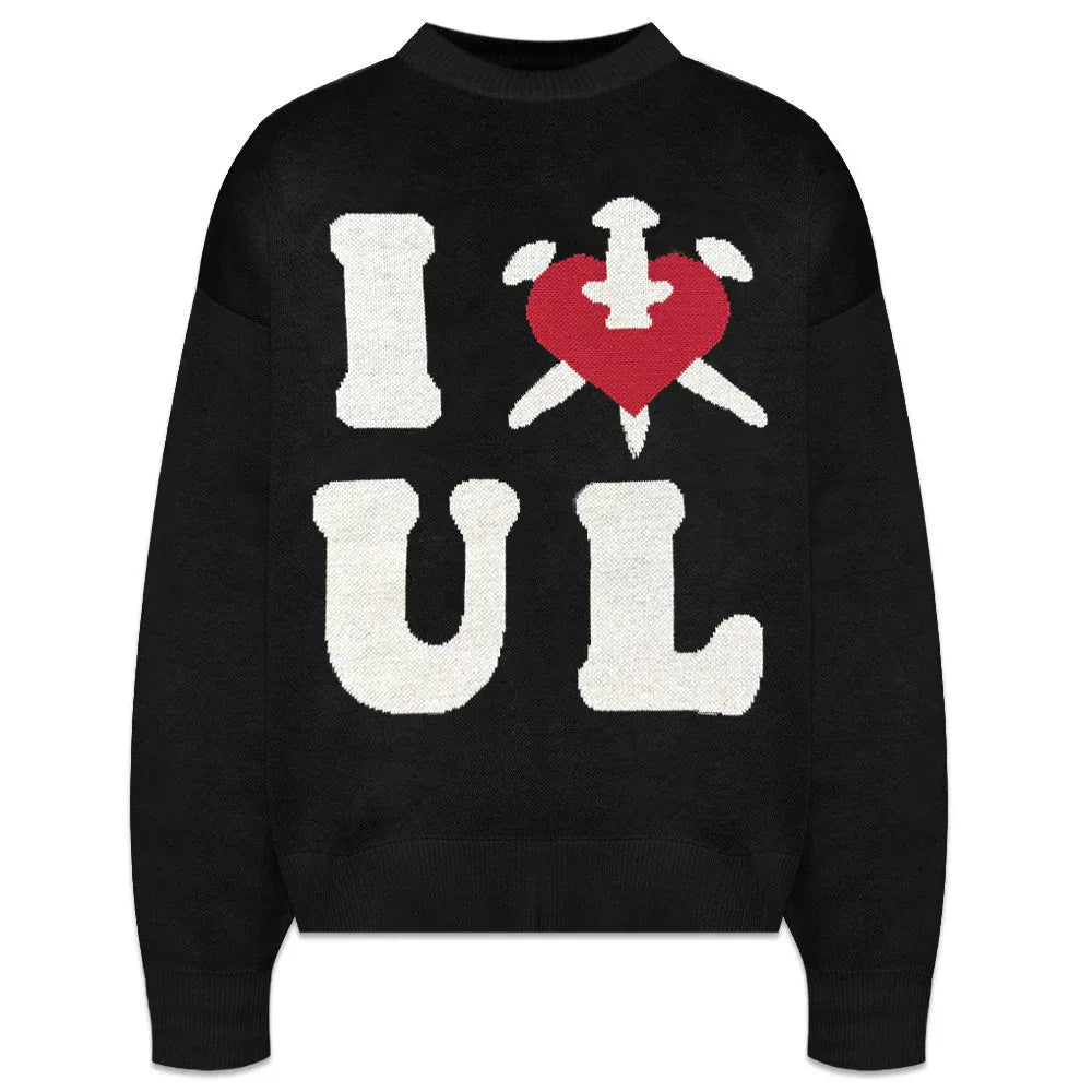 I Luv UL Jacquard Knit - UNKNOWN LONDON - VENTURER