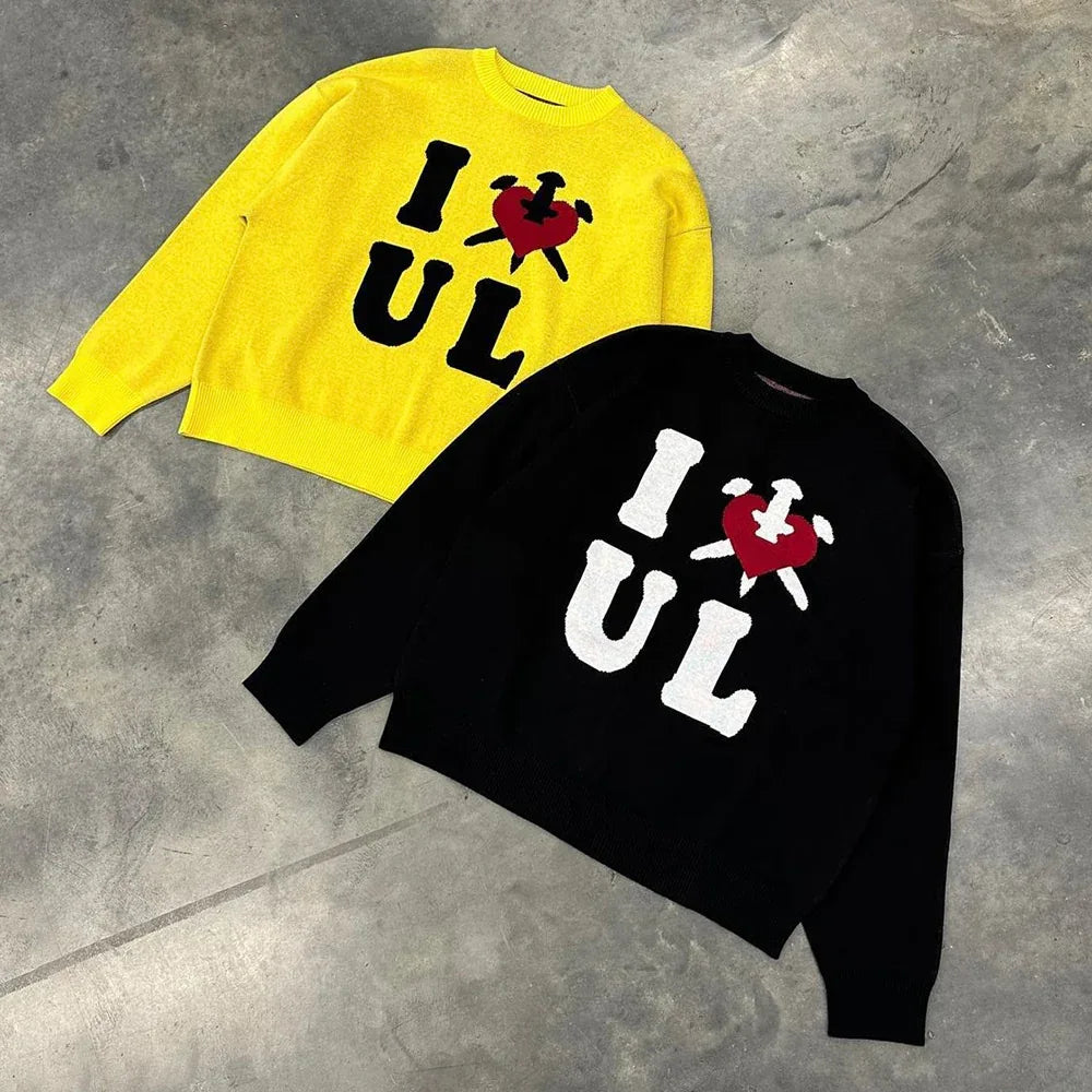 I Luv UL Jacquard Knit - UNKNOWN LONDON - VENTURER