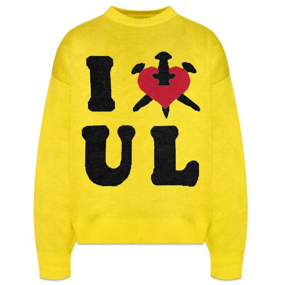 I Luv UL Jacquard Knit - UNKNOWN LONDON - VENTURER