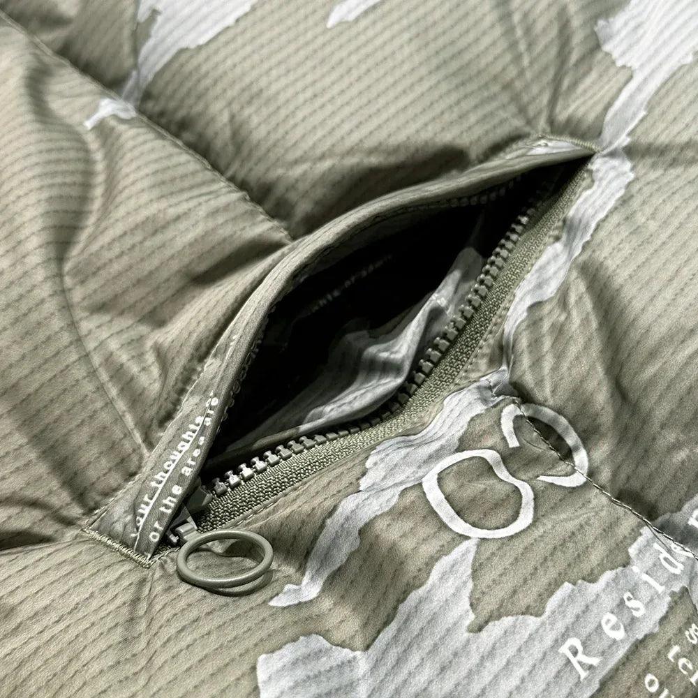 Ikat Camo Cropped Puffer Jacket - STAMPD - VENTURER