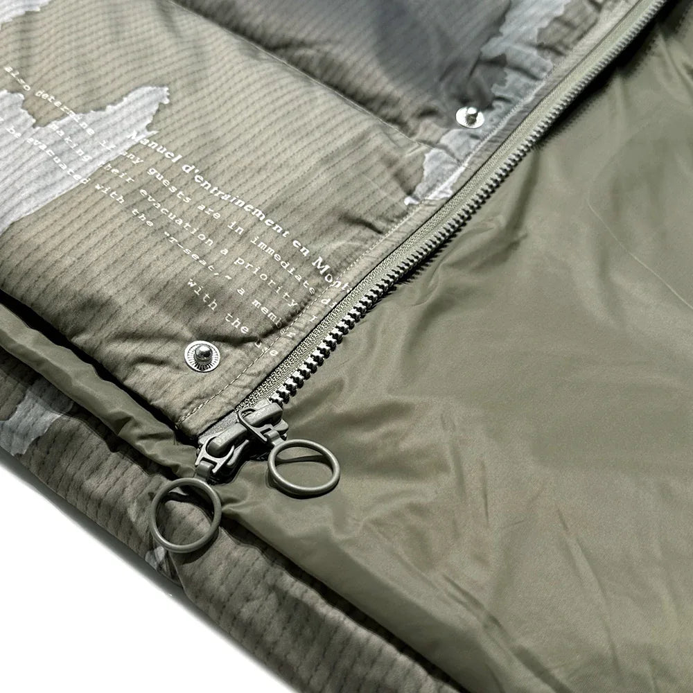 Ikat Camo Cropped Puffer Jacket - STAMPD - VENTURER