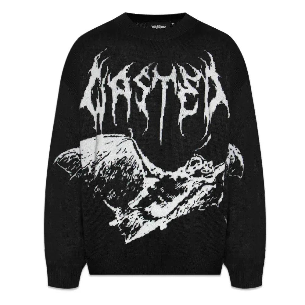 WASTED PARIS Product Page - Bela Sweater - Black - VENTURER