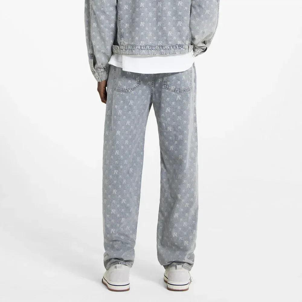 R3 Monogram Baggy Denim - REPRESENT - VENTURER